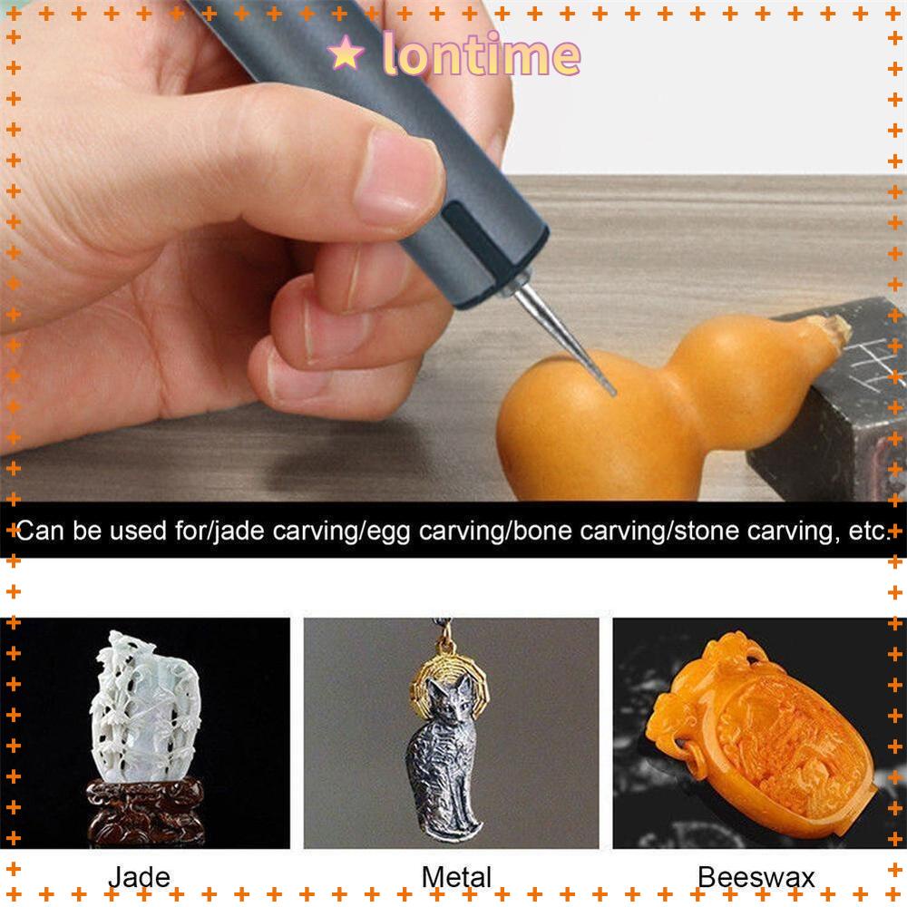 Bộ Dụng Cụ Bút Xoay Điêu Khắc Đánh Bóng Trang Sức / Kính / Kim Loại Sử Dụng Điện