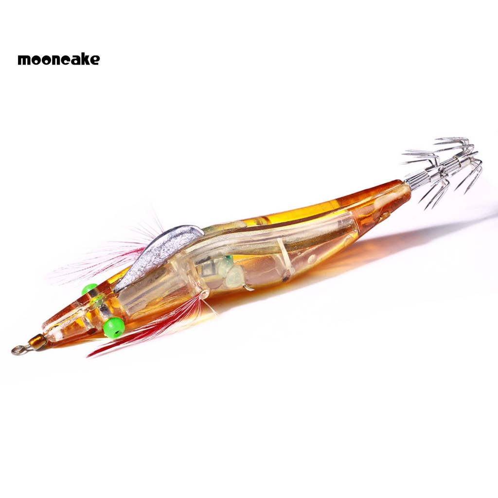 &lt; Mooncake &gt; Mồi Câu Cá Giả Hình Tôm Nhiều Móc Dễ Lắp Đặt