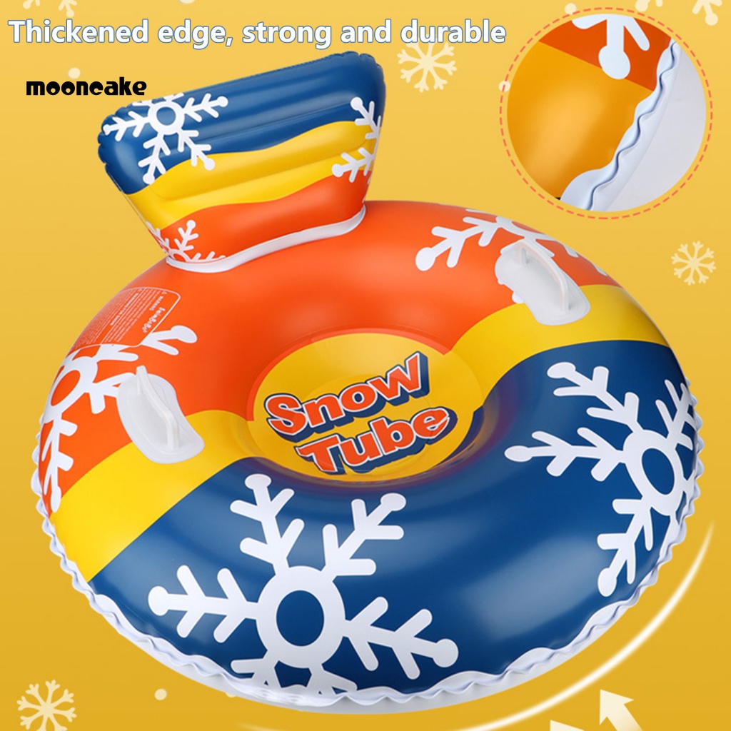 &lt; Mooncake &gt; Vòng Đệm Trượt Tuyết Ba Màu Hình Bông Tuyết Thoải Mái