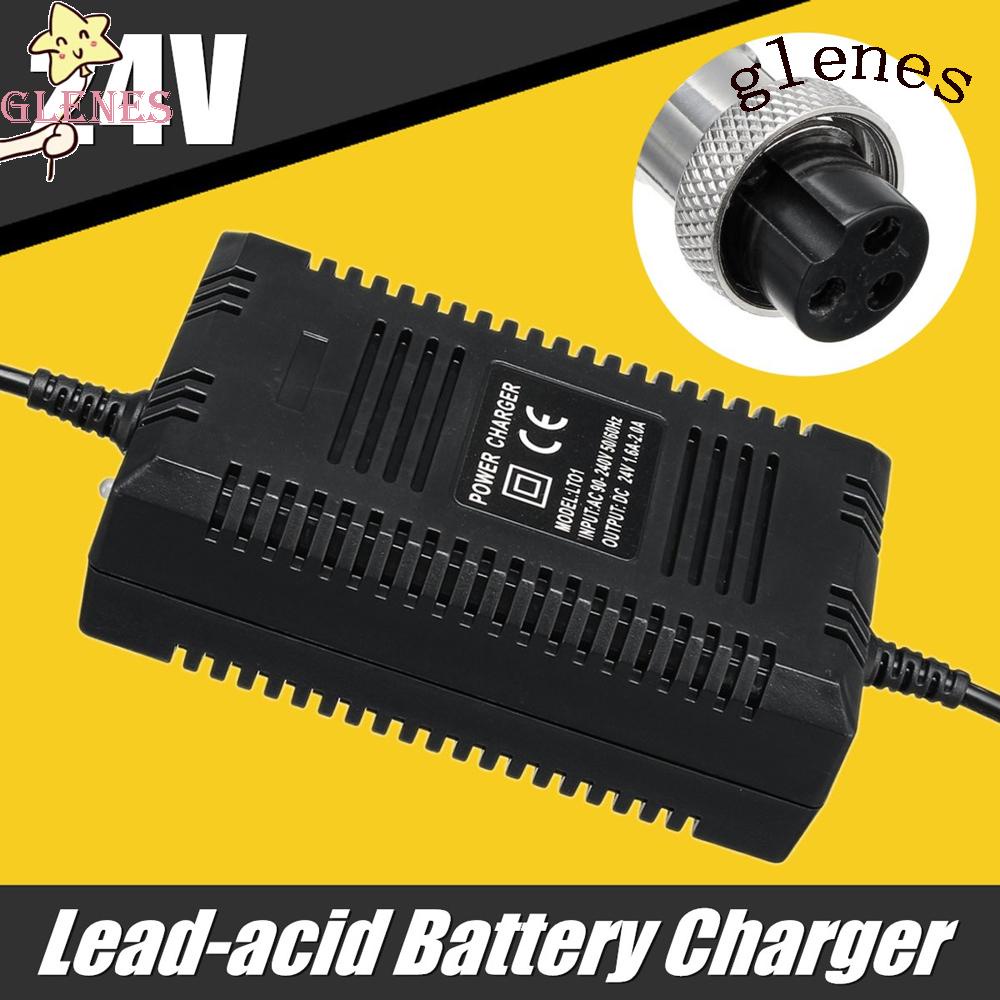 Bộ Sạc Pin Cho Xe Điện DC 24V 1.6A E90 E100 E125