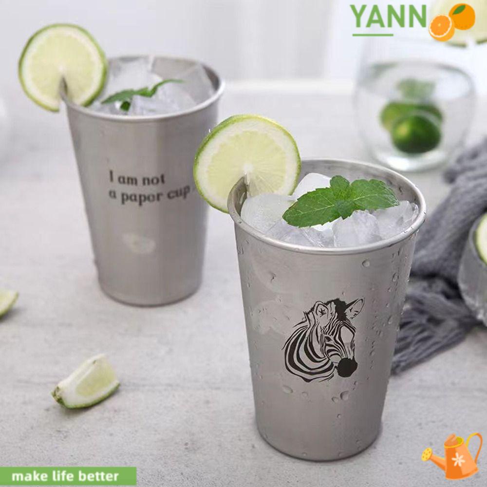 Cốc Uống Bia / Nước Lạnh 1 Phong Cách Công Nghiệp Tiện Dụng Mang Theo Du Lịch