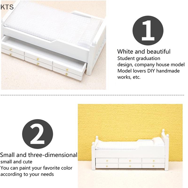 Giường Ngủ Mini 1: 12 Phong Cách Châu Âu Xinh Xắn Dùng Để Trang Trí Nhà Búp Bê