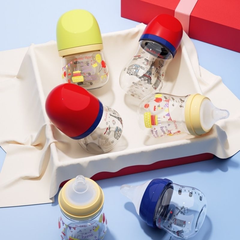 BÌNH SỮA BUBBLE BEAR THỦY TINH CHO BÉ