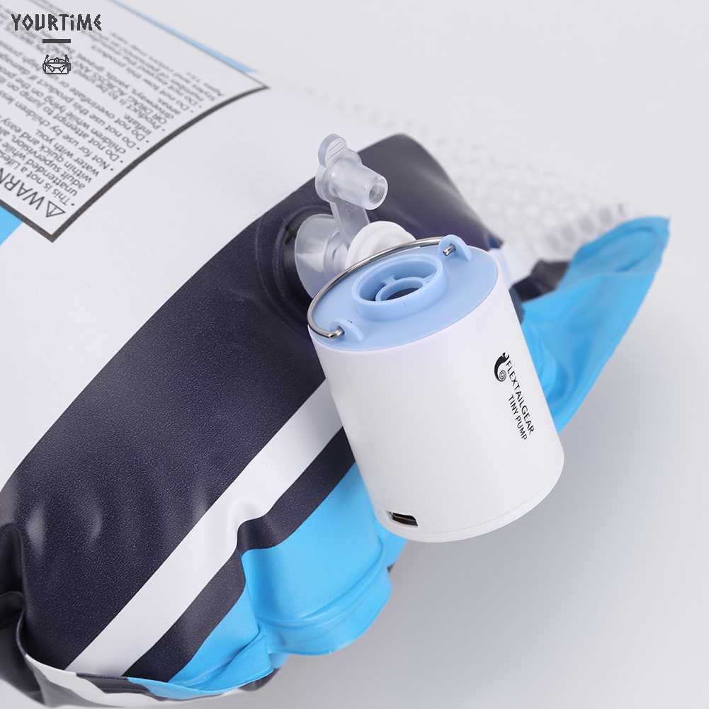 Máy Bơm Hơi Mini 1300mAh Sạc Được