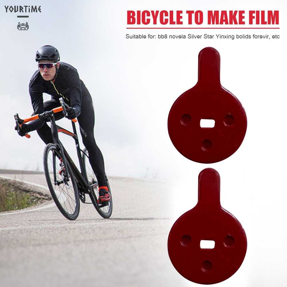 Set 2 Cặp Má Phanh Xe Đạp Leo Núi Bán Kim Loại