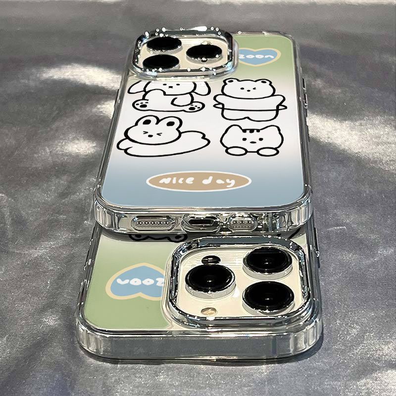 ✅Ốp Điện Thoại Mềm Chống Sốc In Hình Động Vật Hoạt Hình Cho Iphone max14pro 11plus / 7 8iPhone12 Apple 13ins