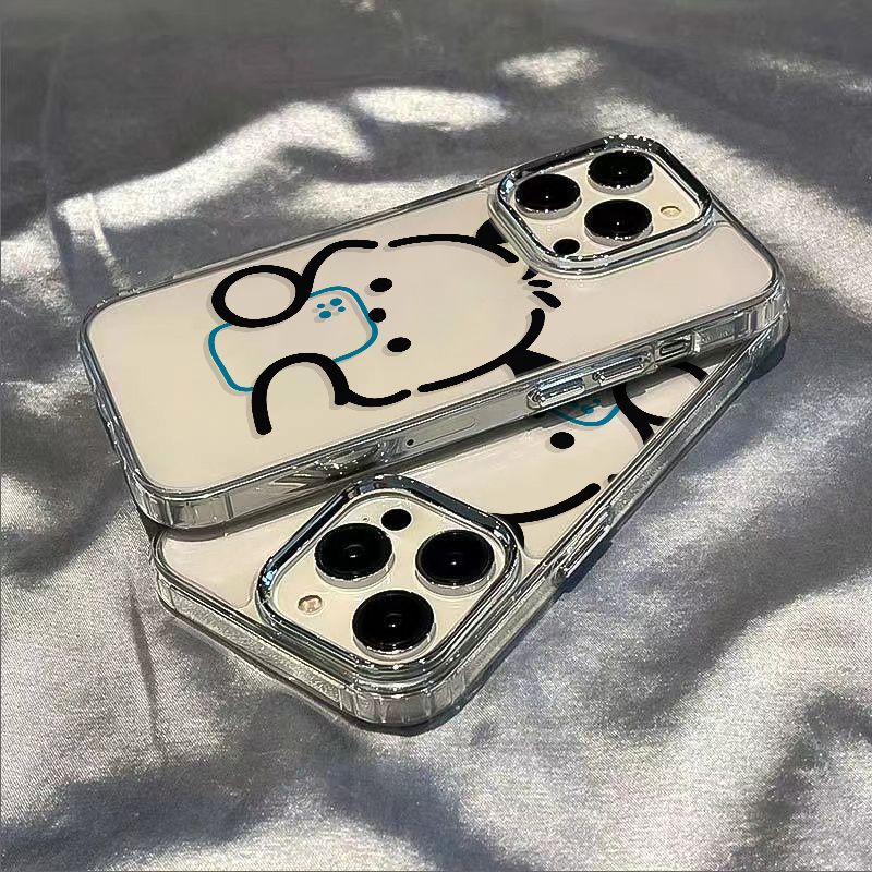 ✅Ốp Điện Thoại Mềm Chống Sốc In Hình Cún Dễ Thương Cho Iphone 8 11iPhone12max 14pro 713plus