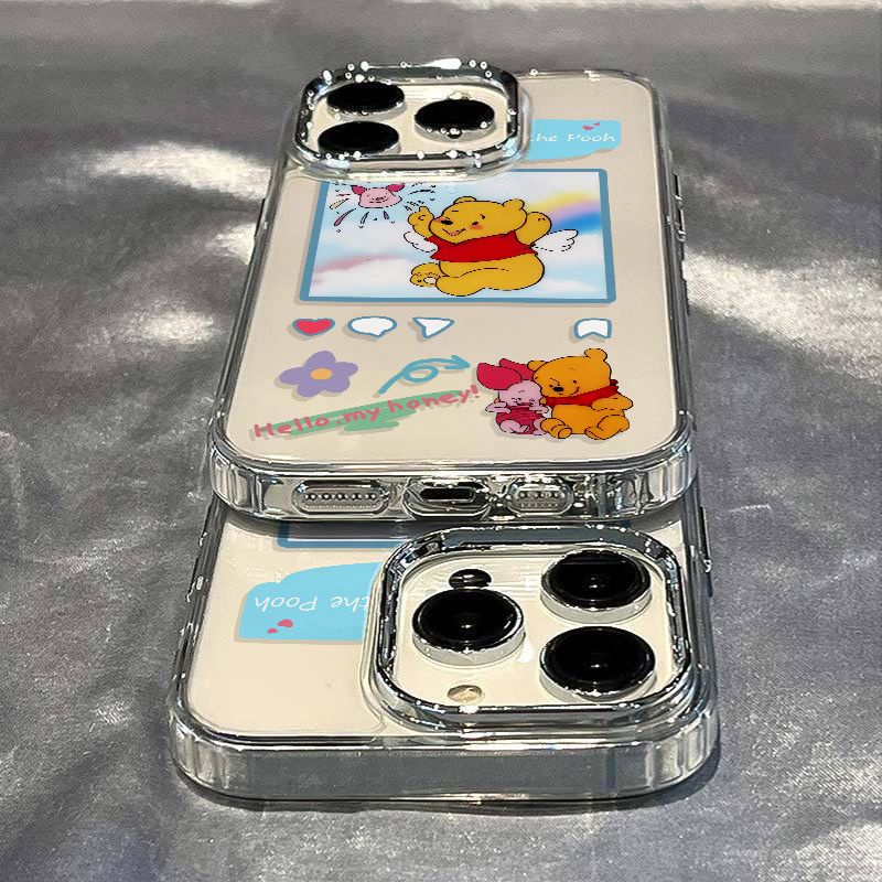 ✅Ốp Điện Thoại Mềm Hình Winnie the Pooh Chống Sốc Cho Apple Iphone 71114pro 8Plus 12 13 / 1EZ7