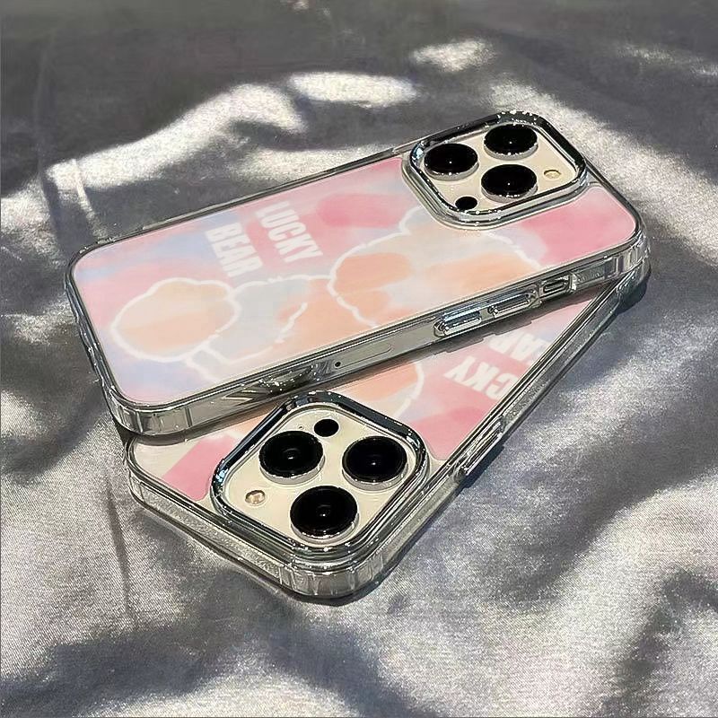 ✅Ốp Điện Thoại Dẻo In Hình Gấu Và Chữ Tiếng Anh Đơn Giản Chống Sốc Cho Iphone Xsmax 711 14pro 12138 P2LE