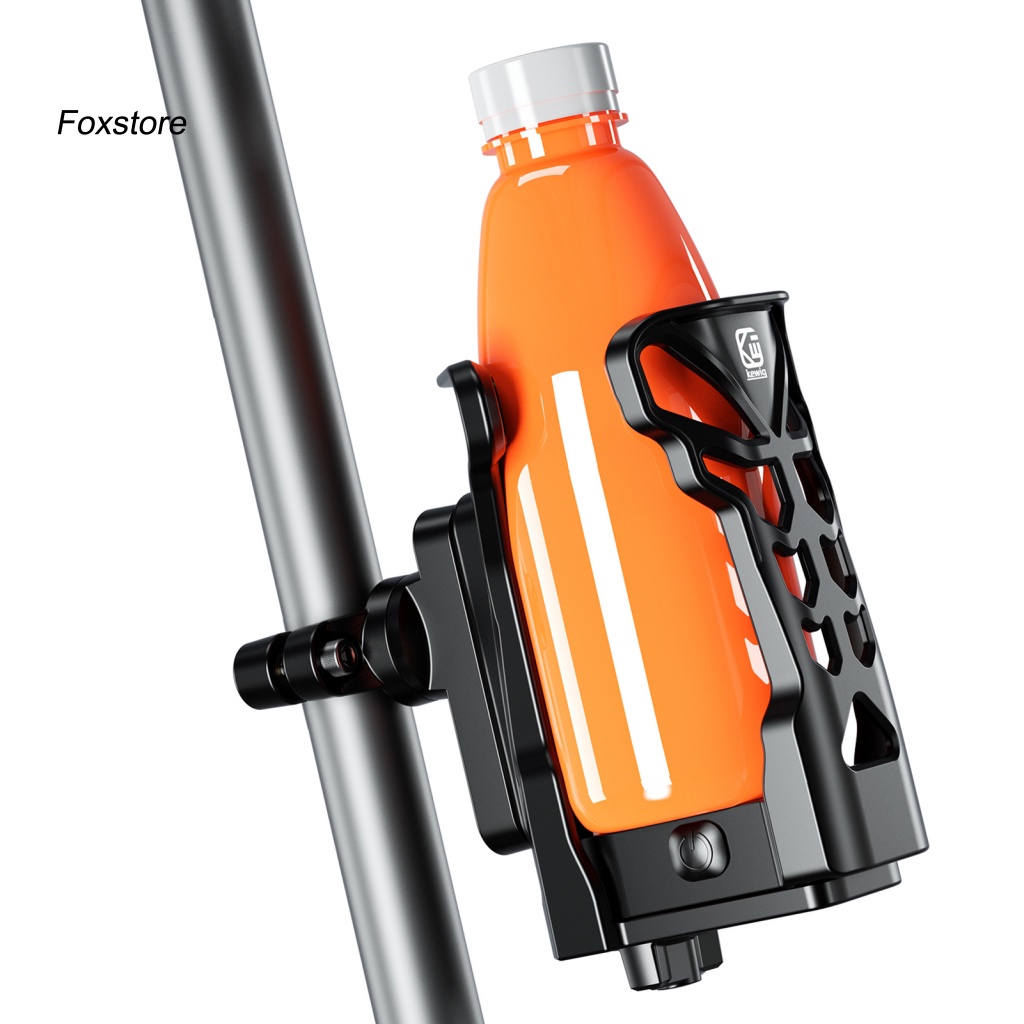 Giá Đỡ Bình Nước Màu Đen Chống Va Chạm Có Thể Điều Chỉnh Cho Xe Đạp