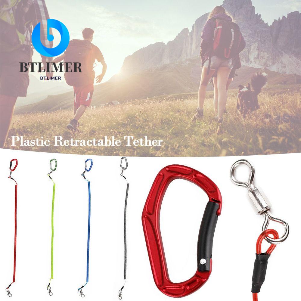 Btlimer Móc Khóa Điện Thoại Di Động Lò Xo Co Giãn Bằng Nhựa Chống Thất Lạc Có Thể Thu Gọn Cho Hoạt Động Ngoài Trời