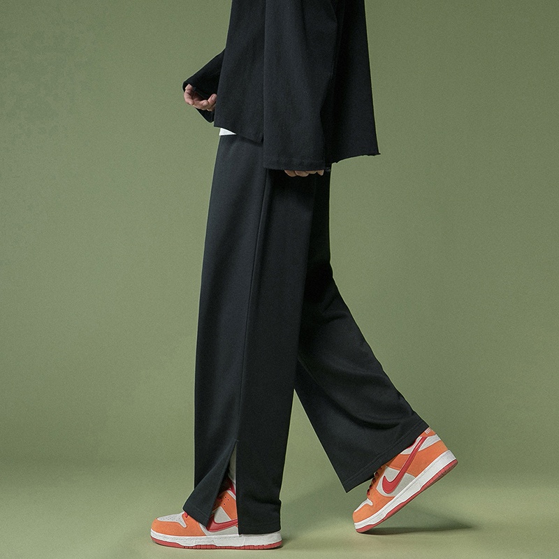 Quần Dài Ống Rộng Phong Cách Đường Phố Hàn Quốc Cá Tính Cho Nam