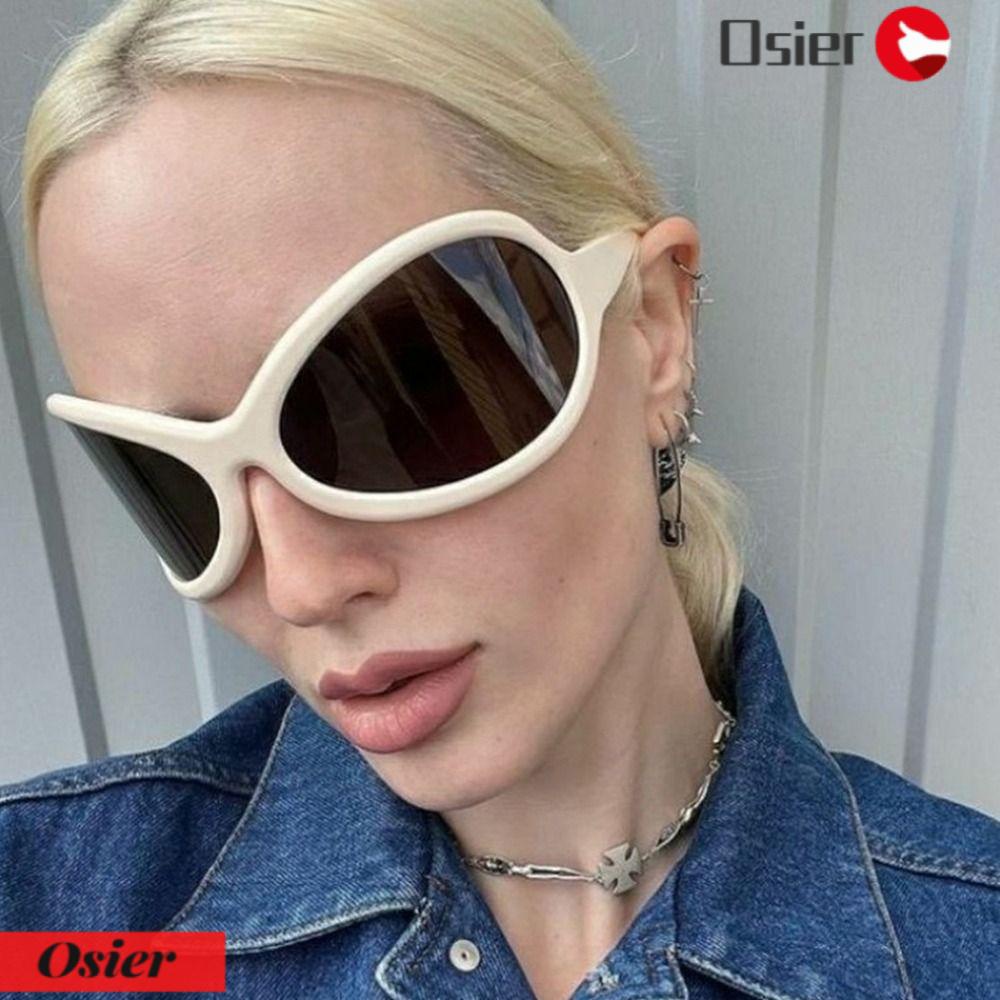 Kính Mát Thời Trang Hip Hop Y2K Cỡ Lớn 1 Cái