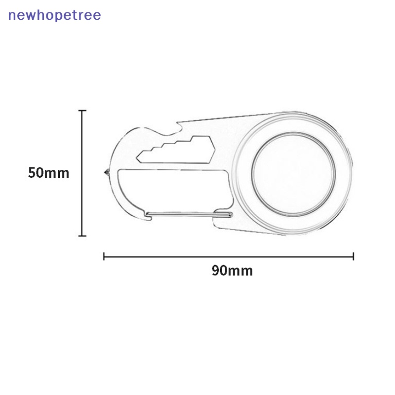 Móc Khóa Đèn Pin Đa Năng Tiện Lợi