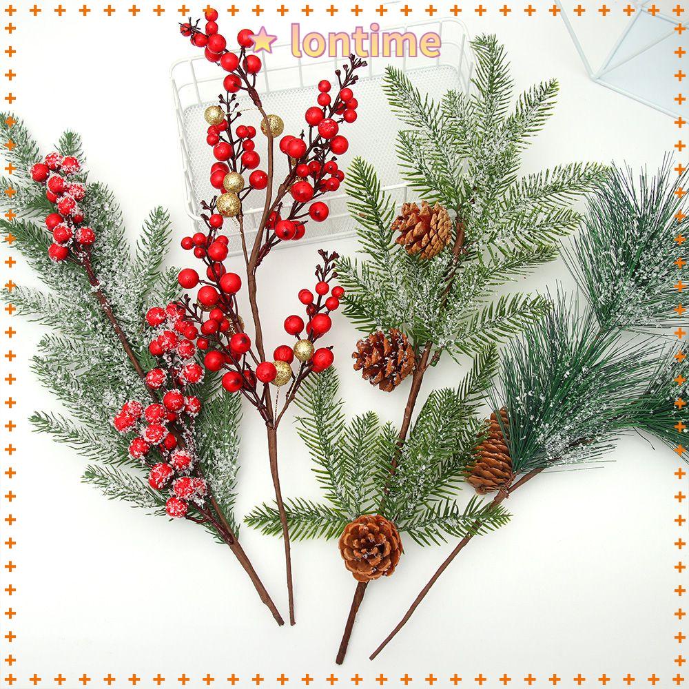 Nhánh Quả Berry Nhân Tạo Dùng Trang Trí Tiệc Giáng Sinh
