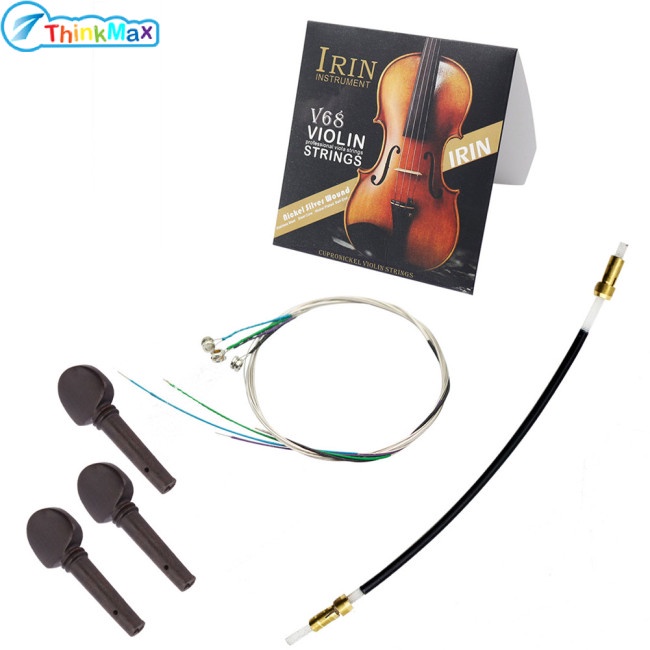 Bộ 3 Phụ Kiện Thay Thế Cho Đàn Violin V68 String + Chốt Điều Chỉnh Dây Đàn + Đuôi