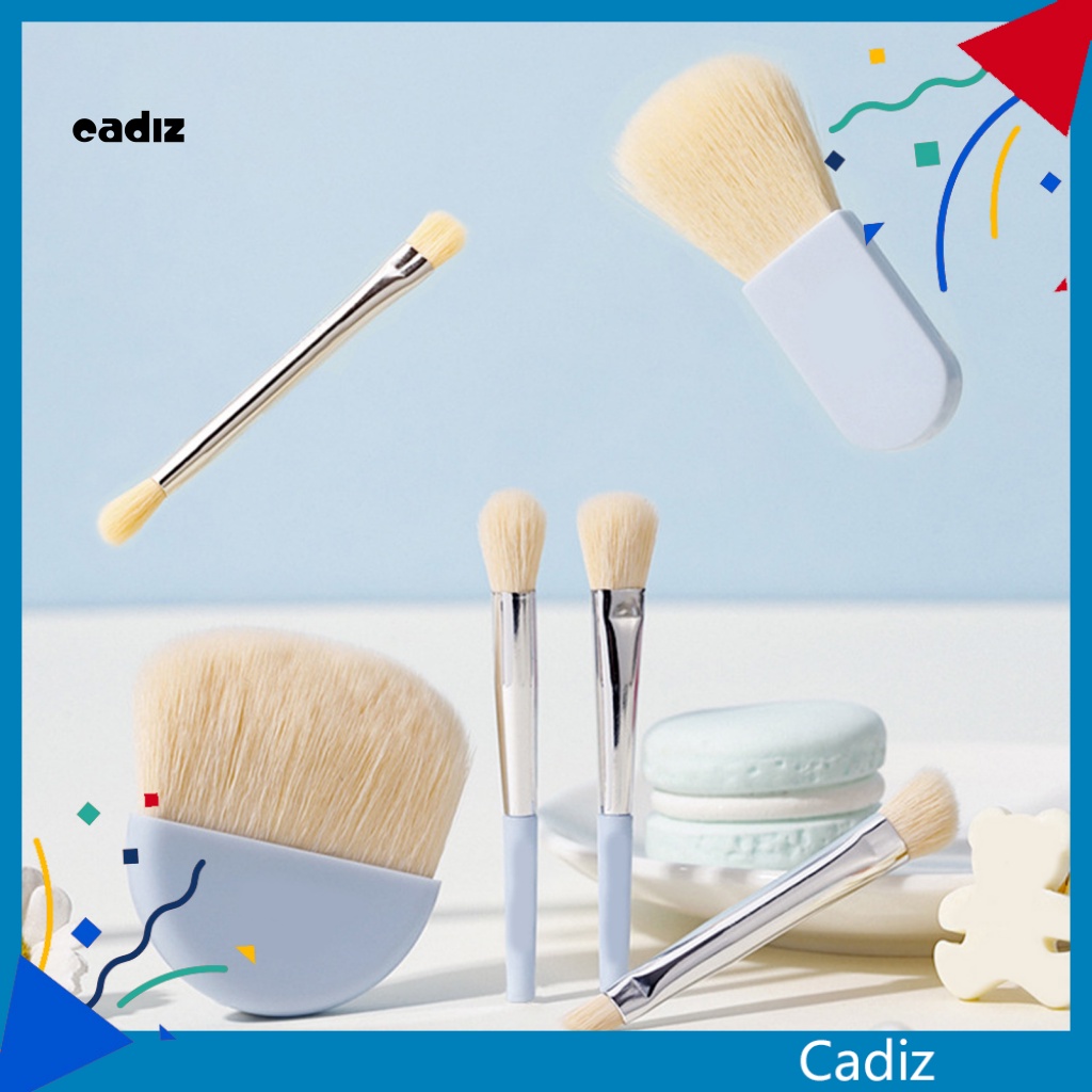 Set 6 Cọ Trang Điểm Lông Mềm Có Thể Tái Sử Dụng Kèm Hộp Đựng