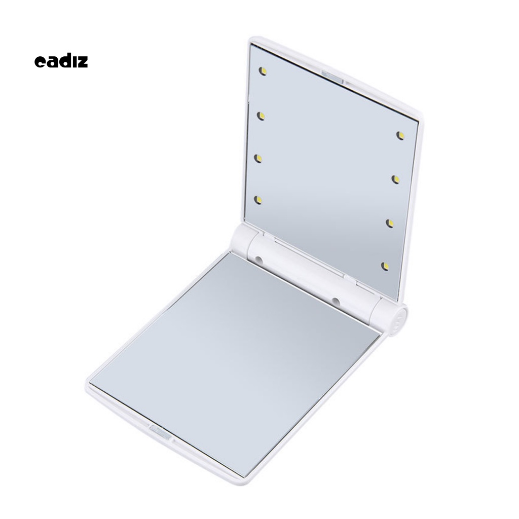 Gương Trang Điểm Để Bàn Gắn 8 Đèn Led Có Thể Điều Chỉnh Độ Sáng