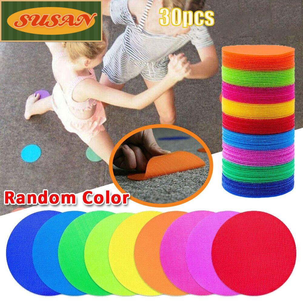 Bộ 30 Miếng Dán Đánh Dấu Trang Trí Thảm Hình Tròn