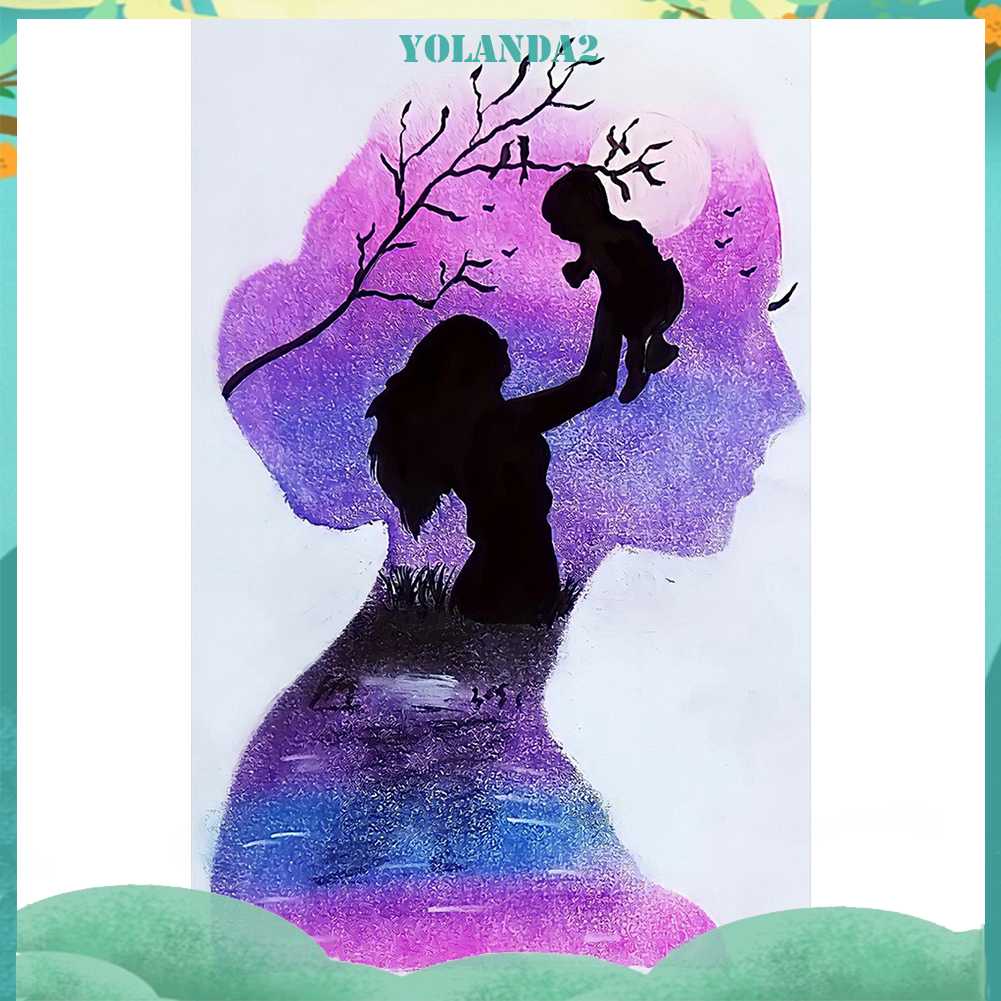 Tranh Đính Đá Kim Cương Toàn Bộ 5D DIY Hình Vẽ Trừu Tượng Trang Trí Nhà Cửa