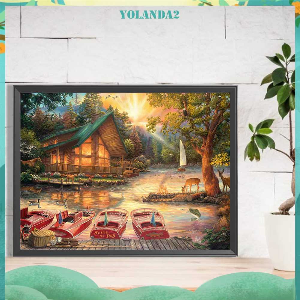 Tranh Đính Đá Kim Cương Toàn Bộ 5D DIY Hình Vẽ Người Đàn Ông Trang Trí Nhà Cửa