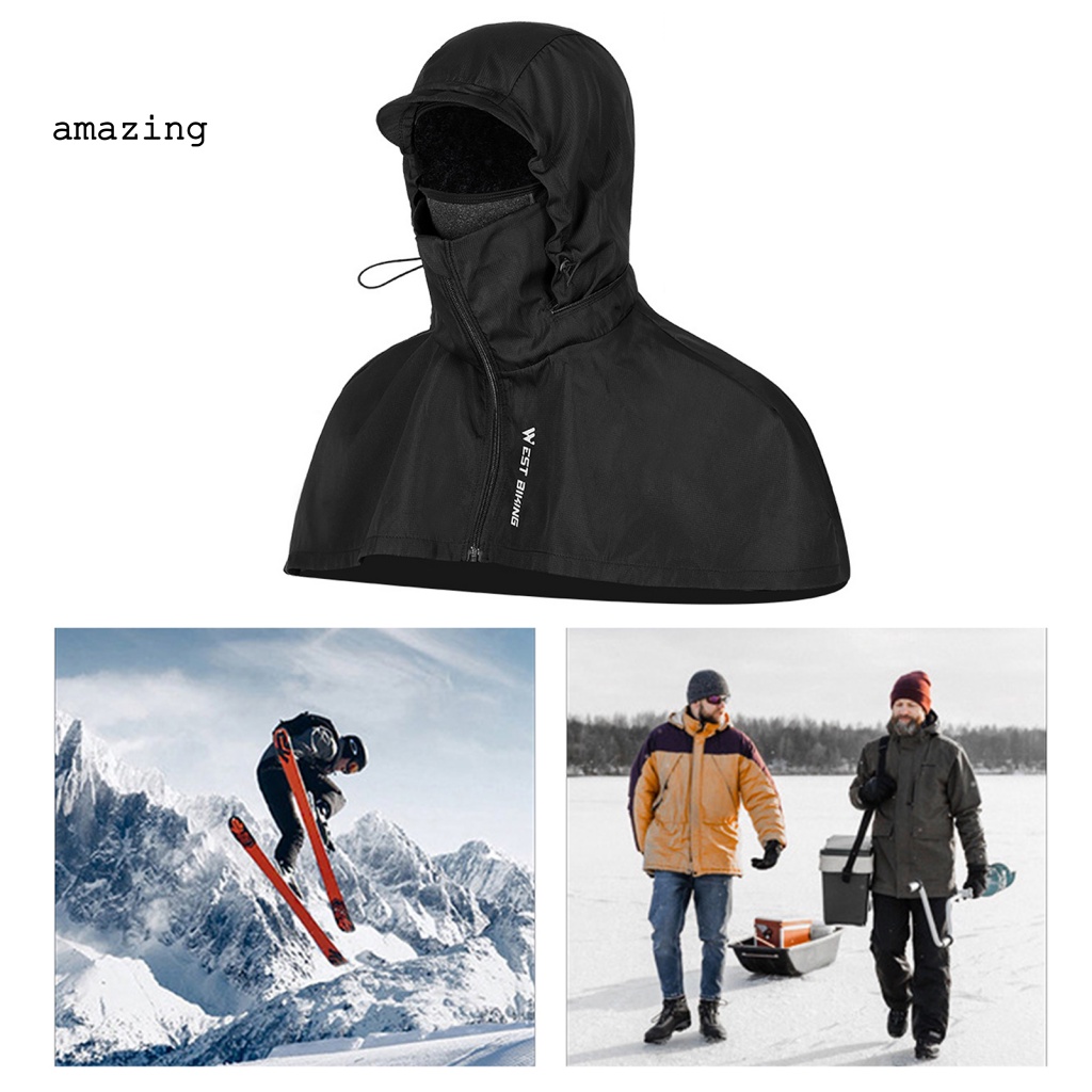 Mũ Đi Xe Đạp / Trượt Tuyết Hai Lớp Chống Gió / Bụi Xơ Vải Cho Nam