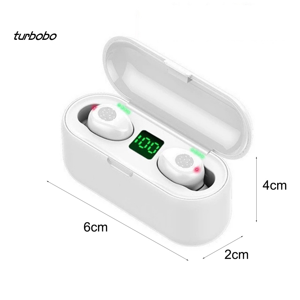 Tai Nghe Nhét Tai Không Dây F9-34 CVC8.0 Màn Hình LED Âm Thanh Trung Thực Cao Chống Ồn Có Thể Thay Đổi Được 5.0