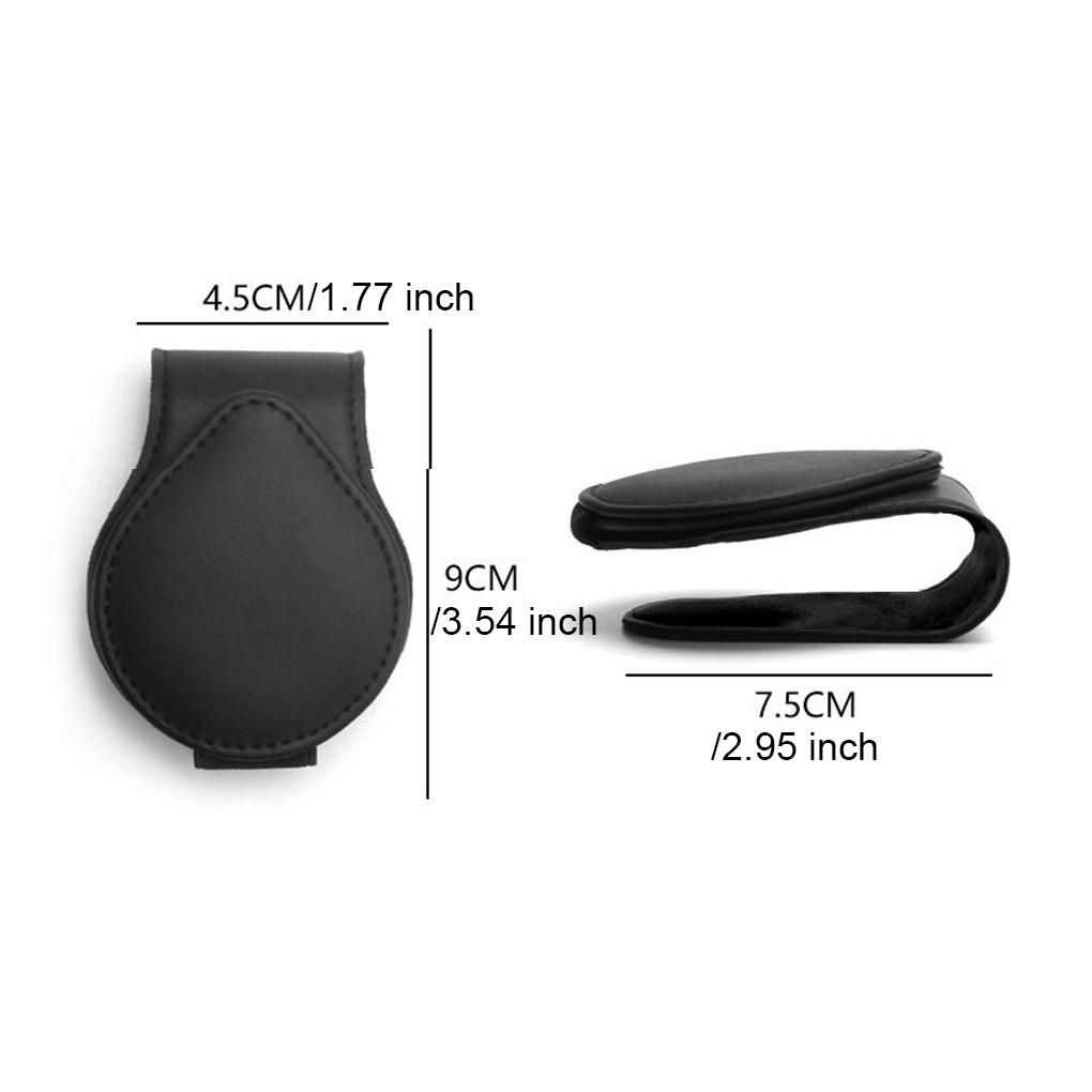 Set 2 Giá Đỡ Kính Mát Gắn Tấm Che Nắng Xe Ô Tô Tiện Lợi