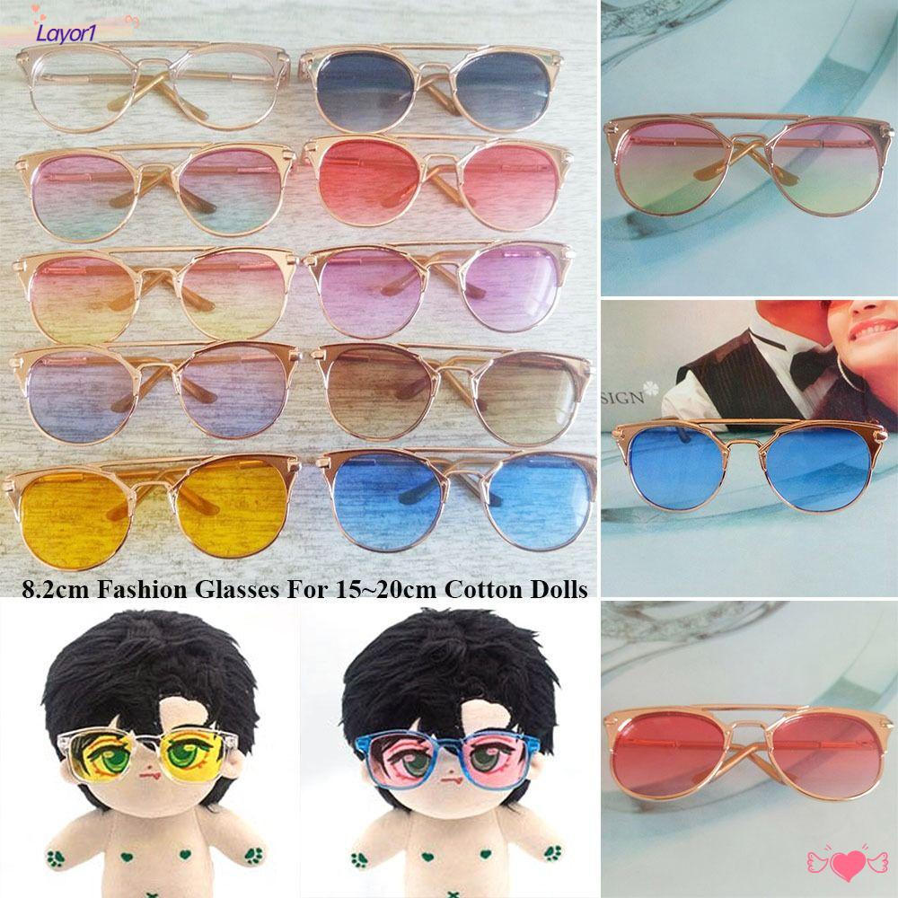 Gọng Kính Tròn Nhỏ Nhắn Phối Lông Dễ Thương Cho Búp Bê BJD 1 / 31 / 4 LAYOR1