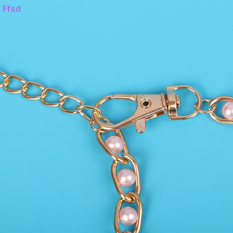 {Ffsd} Phụ Kiện Dây Xích Thắt Lưng Chuỗi Ngọc Trai Trơn Đa Năng Cho Đầm Nữ * Bán Chạy