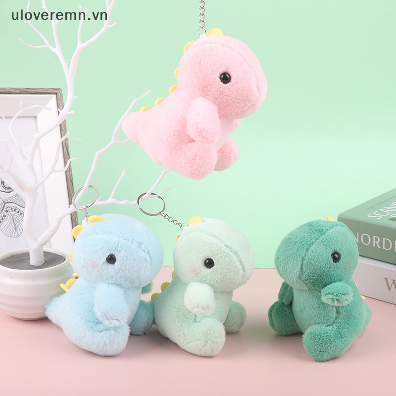 Móc Khóa Hình Khủng Long Nhồi Bông Mềm Mại Đáng Yêu