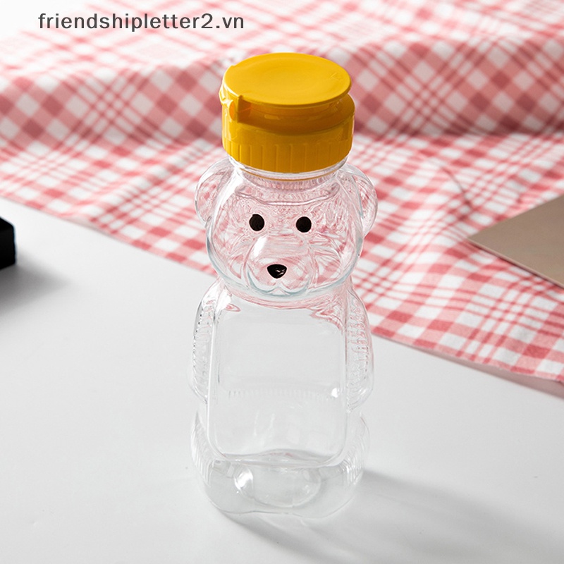 1 Chai Nhựa Đựng Sốt 230ml Hình Gấu Đáng Yêu
