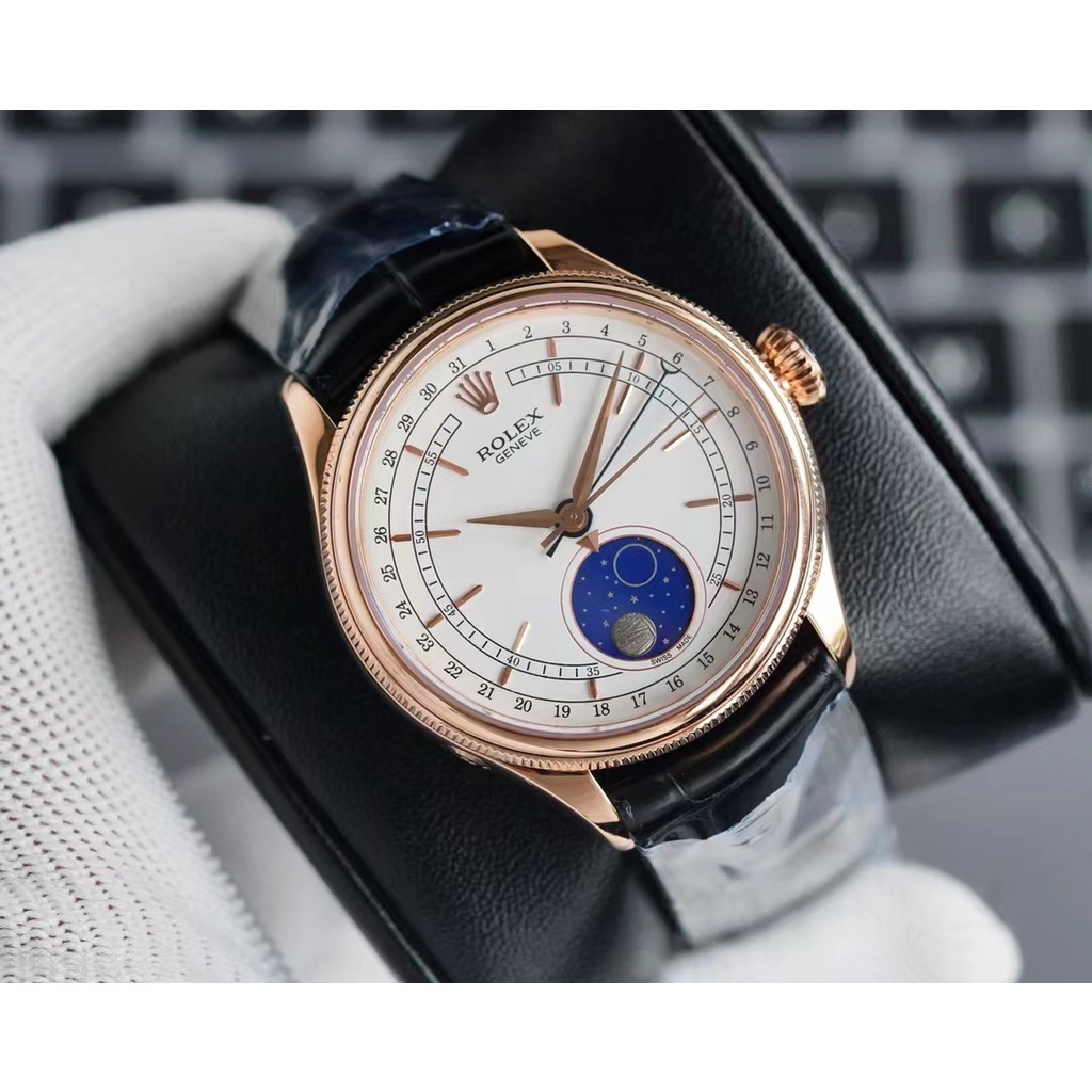 Đồng Hồ Nam Rolex CELINI Moonphase 50535 - BH 12TH