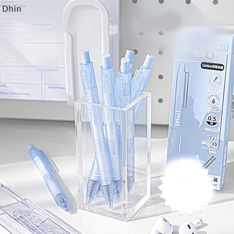 1 Bộ Bút Vẽ Dạng Nhấn Đầu Ngòi 0.5Mm Khô Nhanh Cho Học Sinh