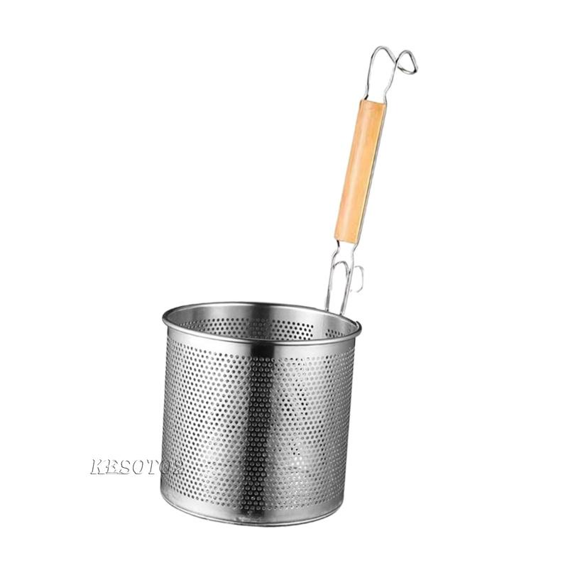 Rổ Lưới Bằng Thép Không Gỉ Kesoto2 Dùng Chiên Mì Ý Tiện Dụng