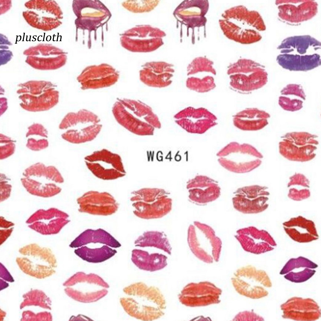 Miếng Dán Trang Trí Móng Tay Nhiều Màu Sắc Lãng Mạn Tự Dính Có Thể Tháo Rời DIY