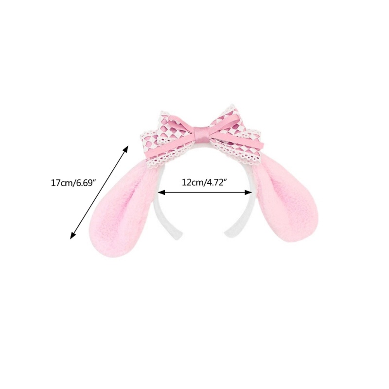 Băng Đô Cài Tóc Hình Tai Thỏ Melody Dễ Thương