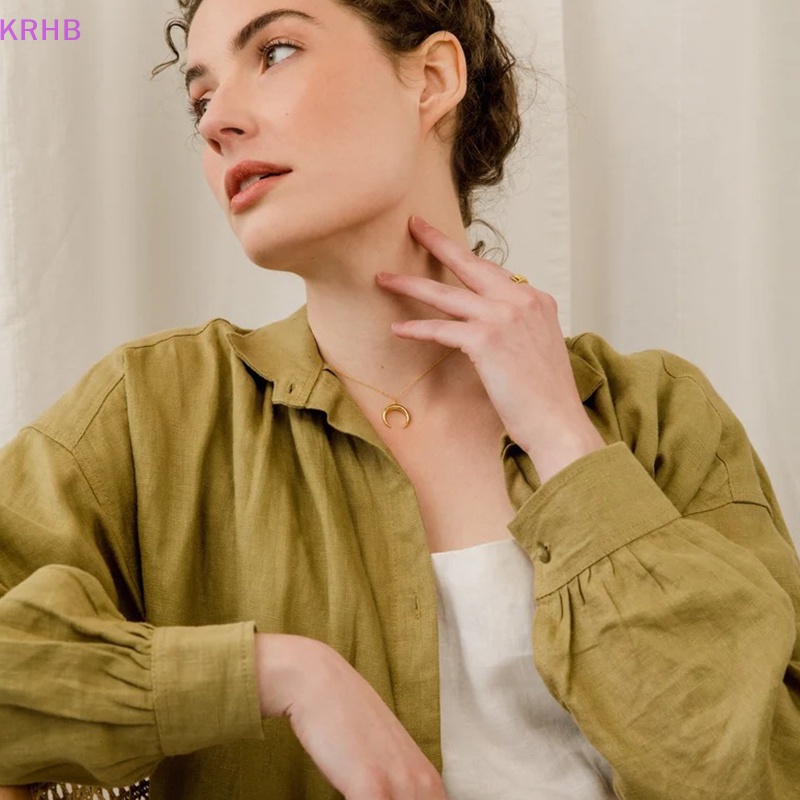 Vòng cổ Mặt Hình Mặt Trăng Phong Cách Boho Thời Trang Dành Cho Nữ Mới