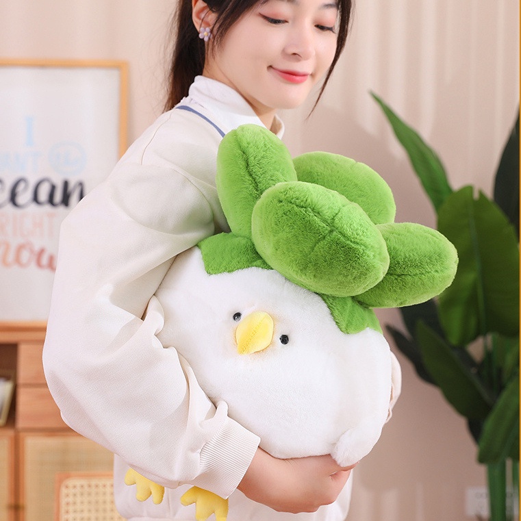Thú Nhồi Bông Hình Chú Gà / Rau Củ Cỡ Nhỏ 8 Inch Dành Cho Nam Và Nữ