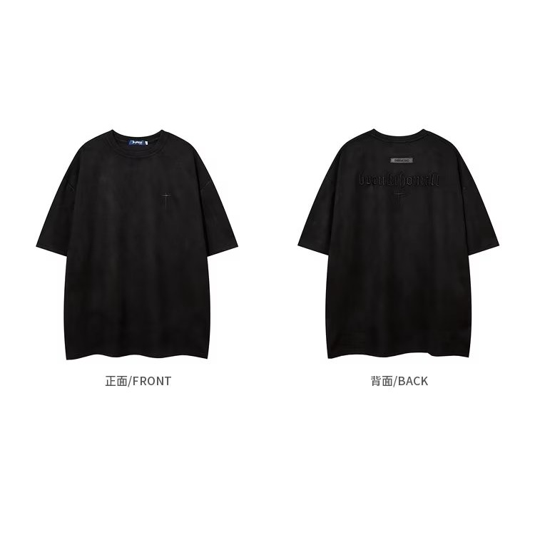 Áo Thun Nam Tay Ngắn Dáng Rộng Phong Cách Hip Hop