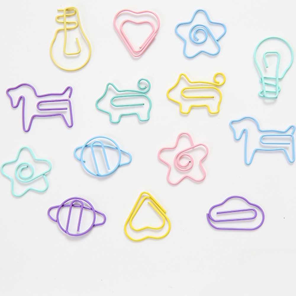 Set 10 Kẹp Giấy Đánh Dấu Trang Sách Dễ Thương