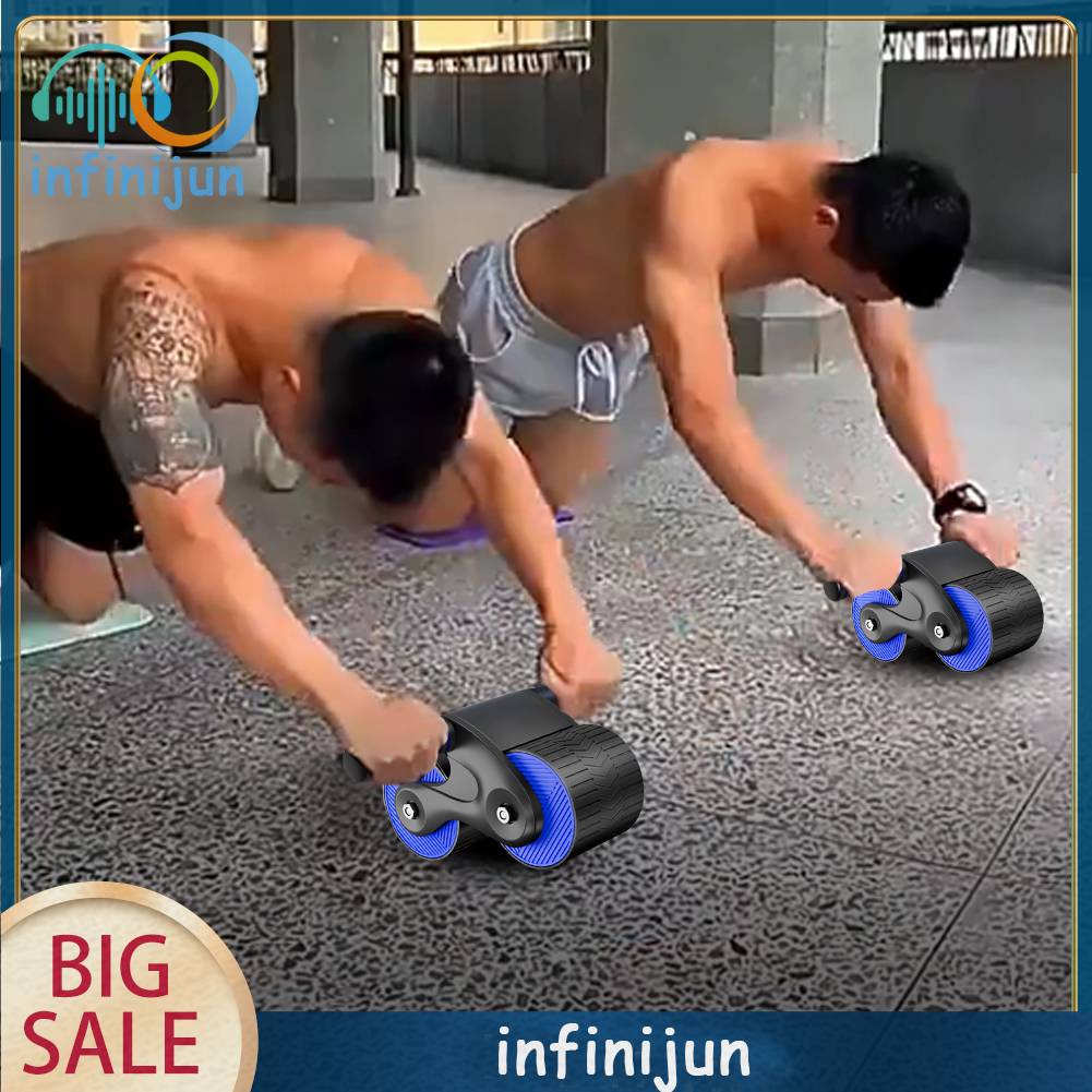 Con Lăn Tập Cơ Bụng Chống Trượt Kèm Thảm