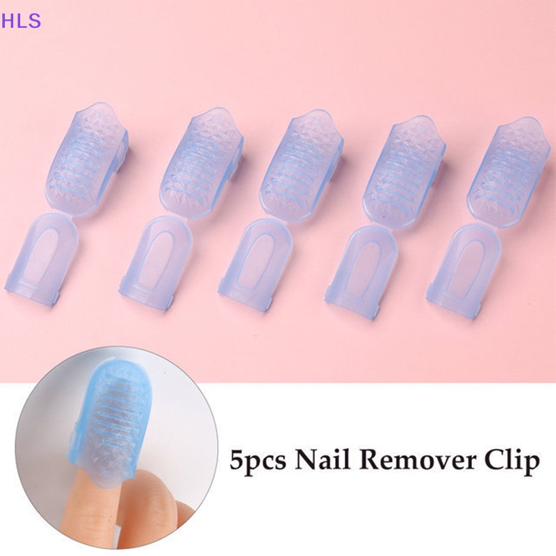 Bộ 5 Kẹp Ủ Tẩy Sơn Móng Tay Bằng Nhựa Tiện Dụng