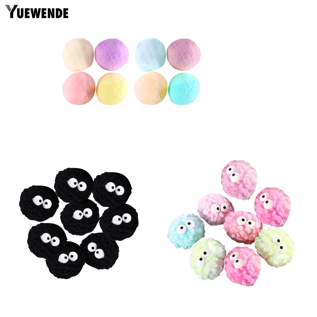 Hộp 8 Quả Bóng Lông Nhung Mềm Mại Đàn Hồi Cao Chống Cắn Tương Tác Huấn Luyện Thú Cưng