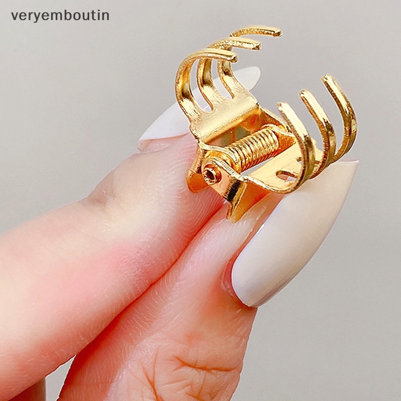 Bộ 5 Kẹp Tóc Kim Loại Nhỏ Xinh Thời Trang Cổ Điển Cho Nữ