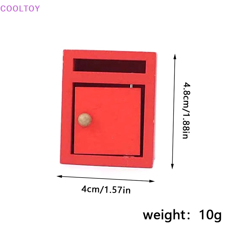 1 Mô Hình Hộp Thư Màu Sắc Trang Trí Nhà Búp Bê / Tỷ Lệ 1: 12