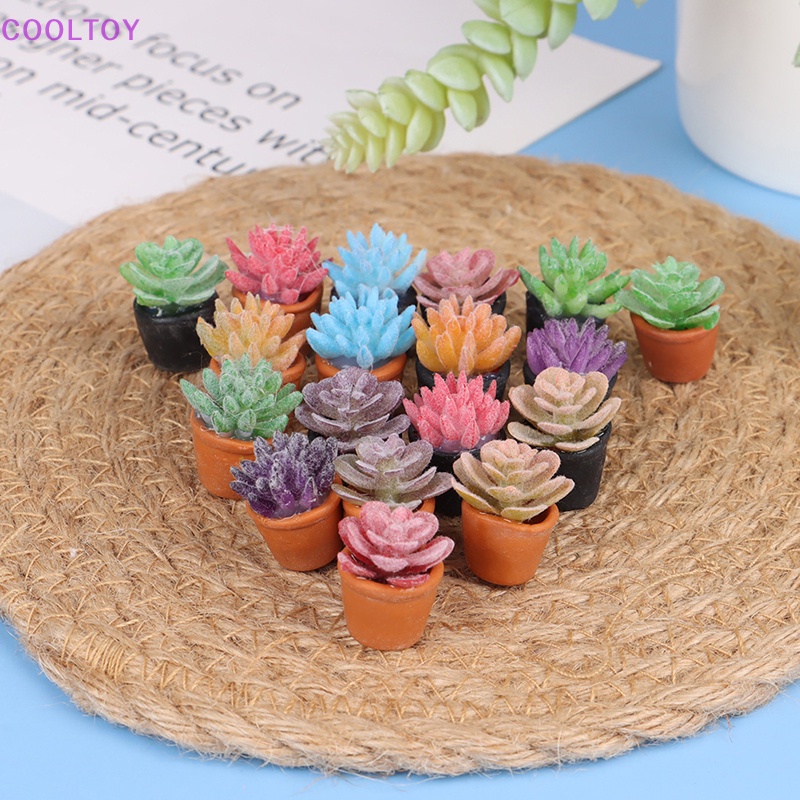 Set 5 Mô Hình Bình Nước COOLTOY Mini Tỉ Lệ 1: 12 Trang Trí Nhà Búp Bê