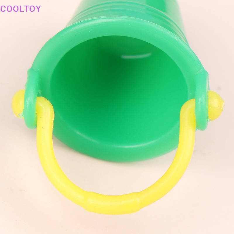 Set 2 Xô Nước Mini Tỉ Lệ 1 / 12 Trang Trí Nhà Búp Bê