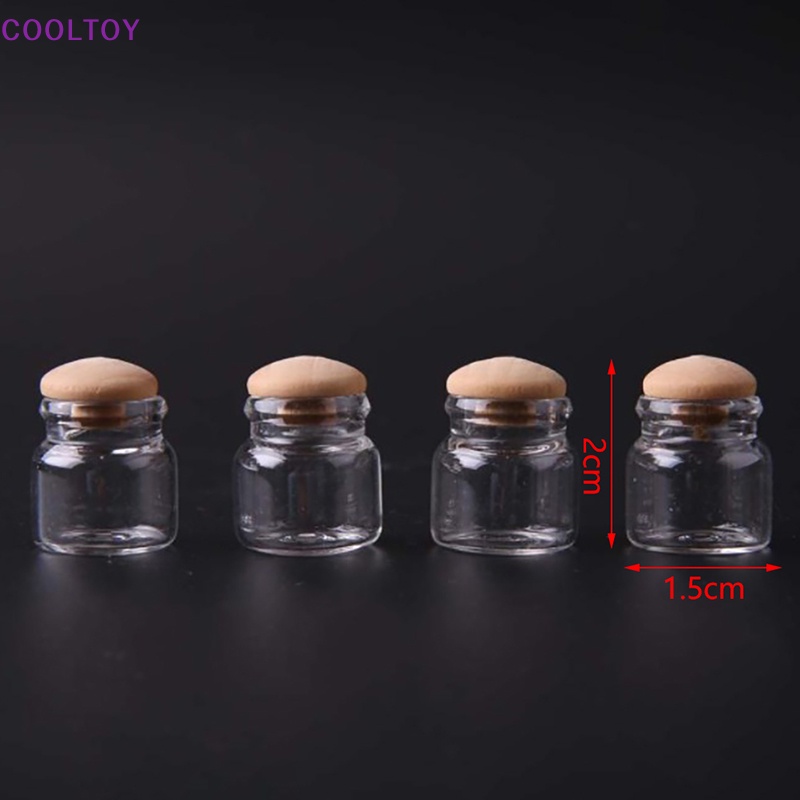 Set 4 Hũ Kẹo / Thức Ăn Tỉ Lệ 1: 12 Trang Trí Nhà Búp Bê