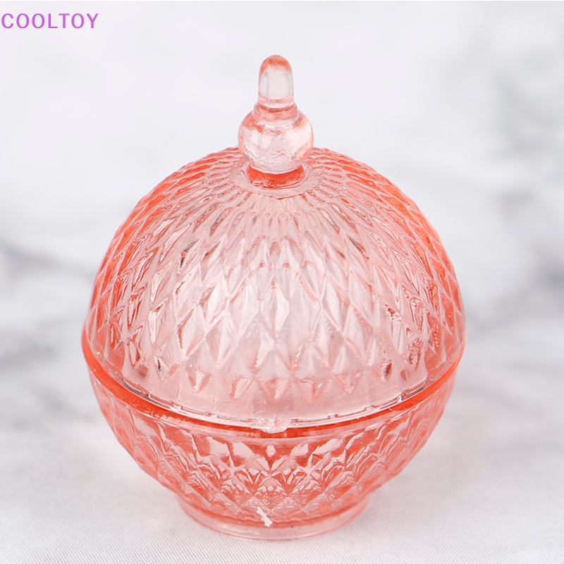 Set 3 Lọ Kẹo Trong Suốt Trang Trí Nhà Búp Bê Tỉ Lệ 1: 12